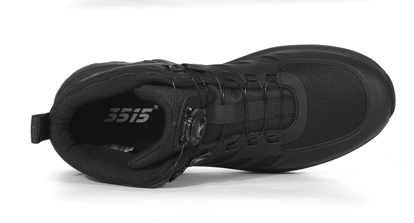3515 Men's Outdoor Anti-Puncture Hiking Boots Dynamic Waterproof Upper Training Boots Black Size 43 6
