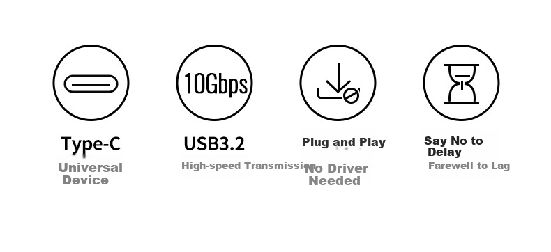 UGREEN Type-C to USB 3.2 Adapter OTG Data Cable Compatible with Apple 18/17/16 Huawei Phones, USB Flash Drive, Tablet, Laptop, Headphones, Keyboard And Mouse 2