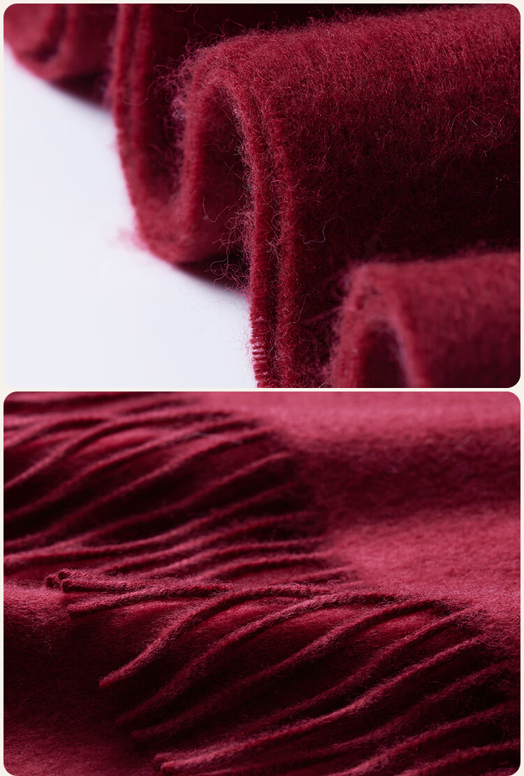 JIUMU Pure Wool Scarf for Women Elegant Warm Shawl Large Wrap Gift Box Mother's Day Birthday Present 22