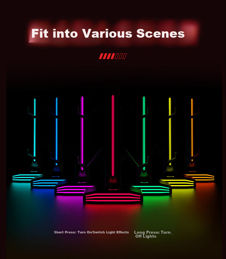 NVV Earphone Handle Stand Two-In RGB Lighting USB Expansion Compatible with PS5/XBOX/Switch Game Controller Storage Stand ROG Headphone Hanger MZ-8006 4