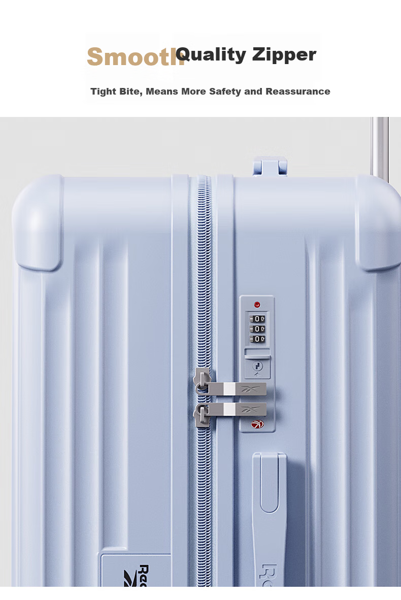 Reebok PC Multifunctional Carry-on Luggage Trolley Case Travel Suitcase with Password Lock 20-inch 9