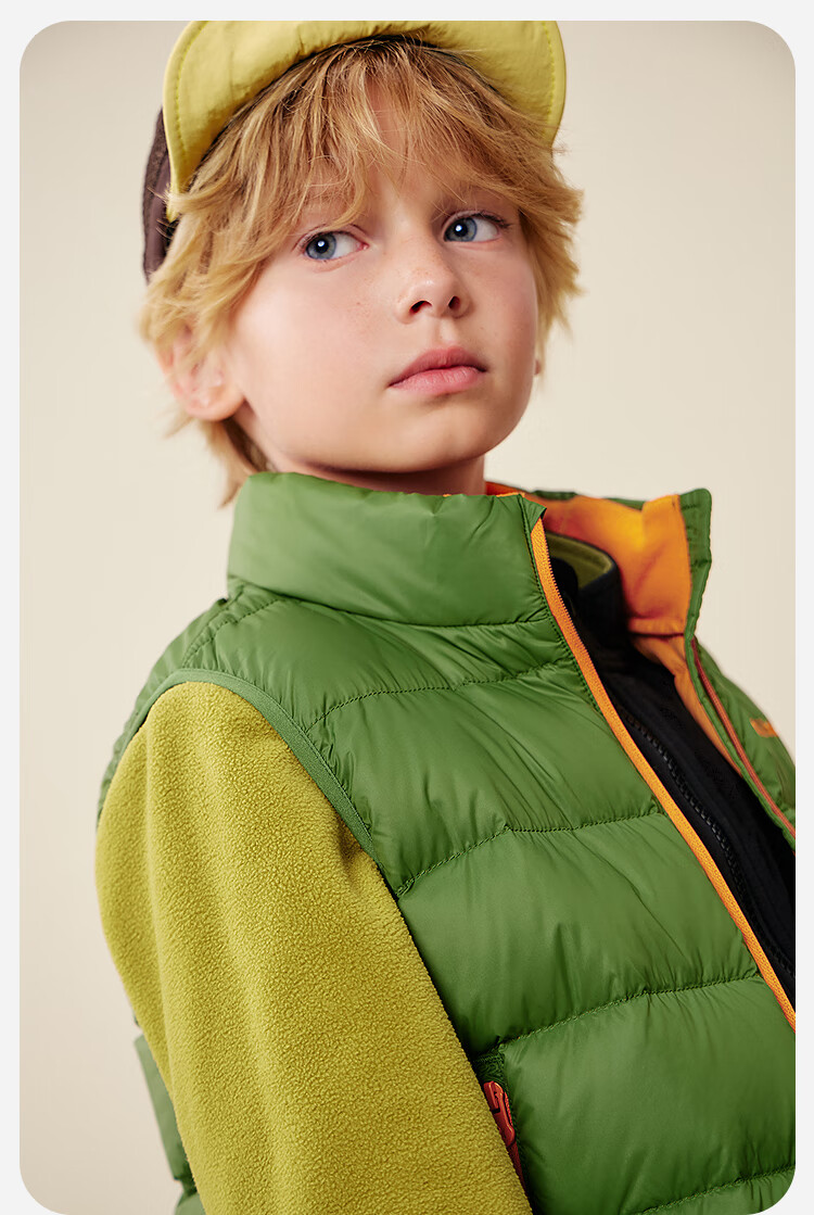 Minibala Kids Unisex Down Vest Waterproof Windproof Warm Sleeveless Jacket 2025 Winter 16