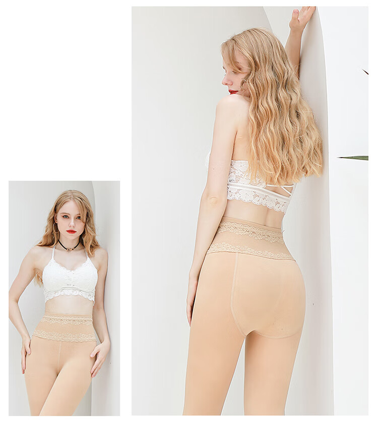 LangSha High-Waisted Leggings for Women with Fleece Lining, Slimming Effect, Thick Autumn And Winter Style, Bare Leg Look, All-In Thermal Pants 13