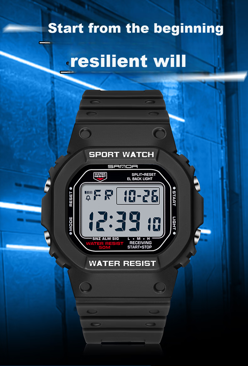 AELVO Electronic Watch, for Middle And High School Students, Teenagers, Boys' Birthday Gift, Sports Bracelet, for Ages 12-14 4