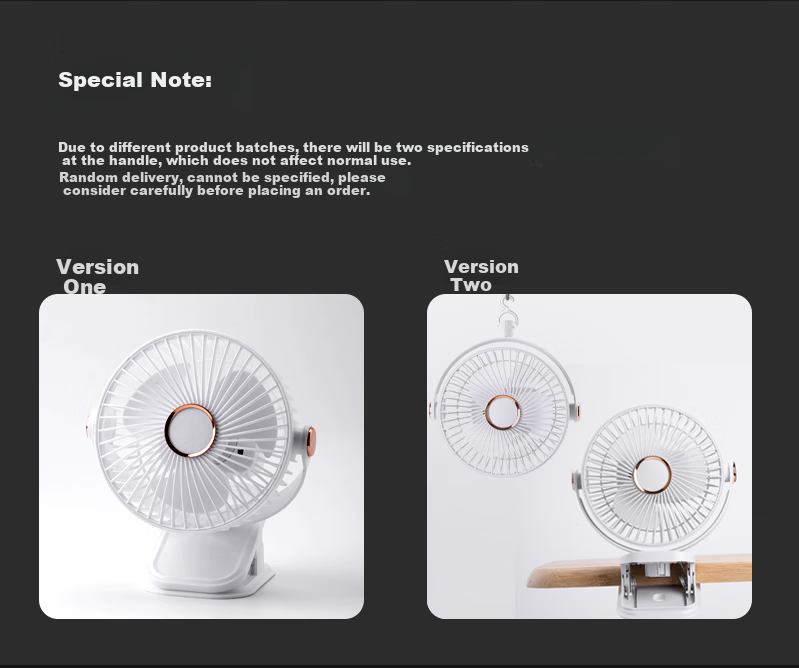 Jinlongxing [Turbo Wind Concentration] Handheld Mini Portable Fan, Long Battery Life, Quiet Operation, with Lanyard, Mini Desktop Fan - White 17