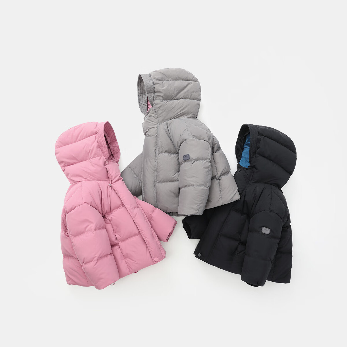 Ciciibear Baby Down Jacket Unisex Kids Winter Thickened Extreme Cold Warm Puffer Coat with Three-Proof Technology