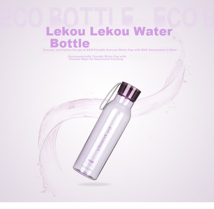 LOCK&LOCK ECO Outdoor Sports Water Bottle, Portable Plastic Water Jug for Men And Women Students, 550ML Gree 4