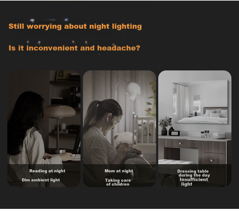 Oppein Smart Sensor Cabinet Wardrobe LED Human Motion Light Bedside Corridor Entrance Light 3
