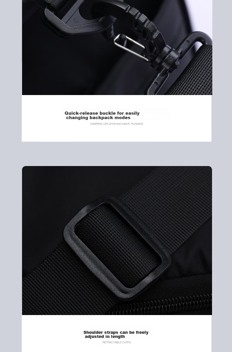 Huili Travel Bag, Large Capacity for Men, Business Trip Handheld Luggage Bag, Lightweight Portable Storage Bag, Wet And Dry Separation Sports Fitness Bag for Wome 11