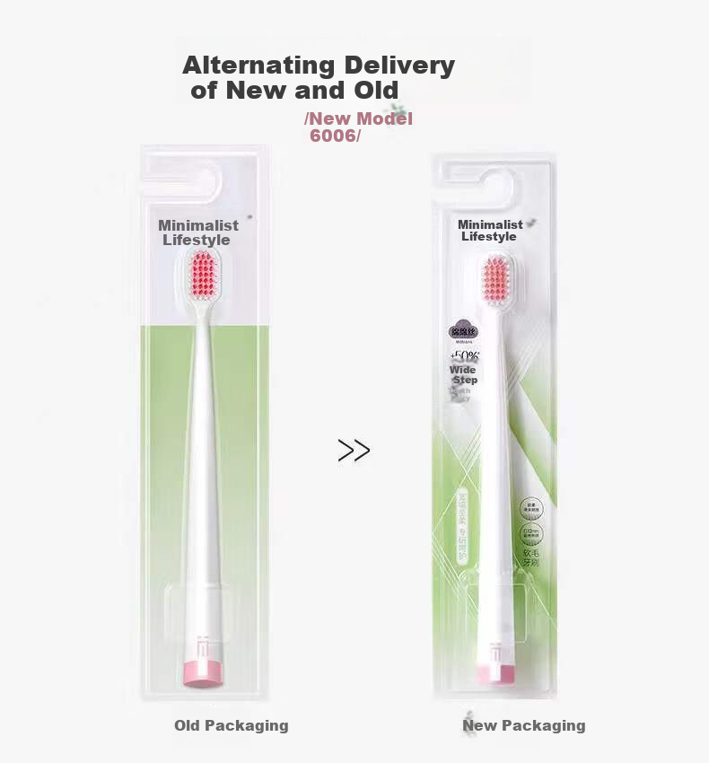 Jijianshenghuo [Promoted by Sales Team] Classic 48-Hole Wide-Head Soft Bristle Toothbrush for Women And Men, Sensitive Teeth Protection, Adult, 2 Pieces 10
