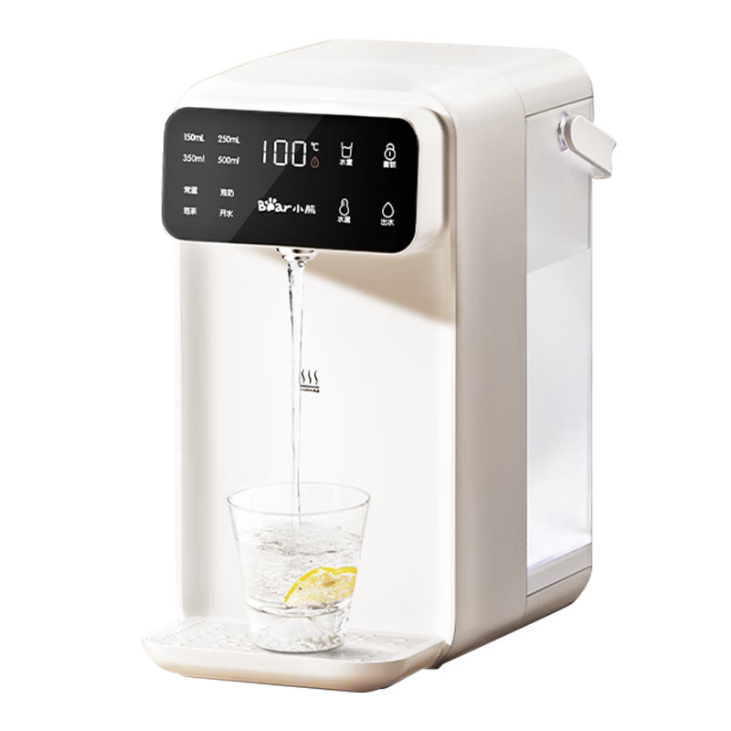 Bear [Mid-Autumn Festival Gift] Instant Hot Water Dispenser, Home Desktop Direct Drinking Machine, Electric Kettle Thermos Cup, Smart Large Screen 1-Second Rapid Heating, 3L Antibacterial Water Tank E40T7