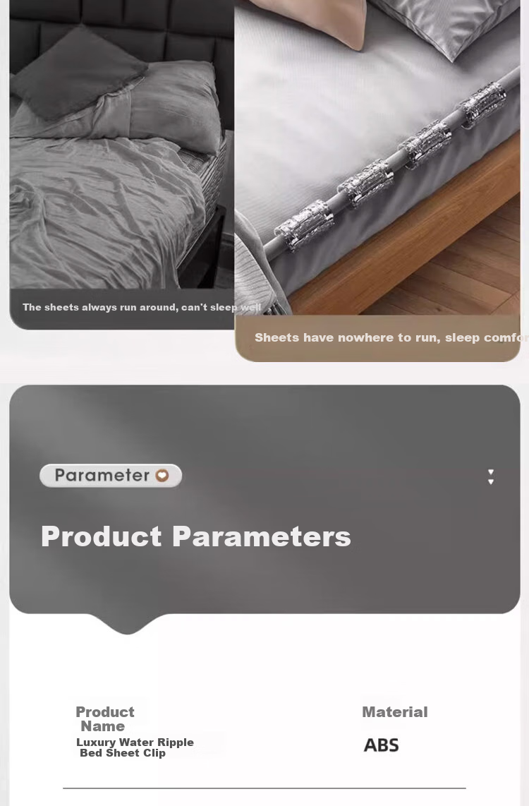 Jiashigao Bed Sheet Fixer, Anti-Slip And Non-Shift Device, Quilt Clip, Duvet Cover Preventer, Needleless Mattress Fastener 2