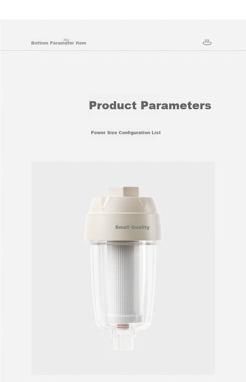 XiaoZhi [Price Protection 618] Pre-filter 3.6T/H Water Heater Water Purifier Tap Shower Skin Care Chlorine Removal Bath 1 Unit 1 Cartridge SQ05-W 14
