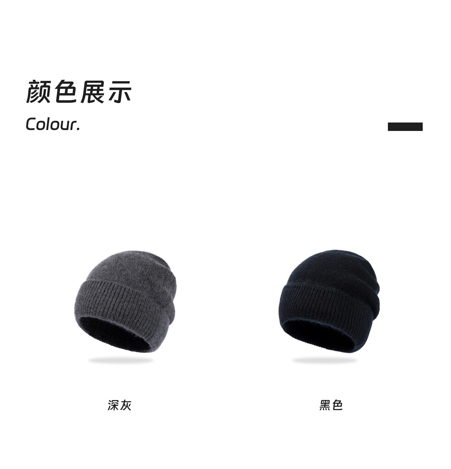 Siggi 100% Cashmere Warm Knit Hat, Autumn And Winter Warm Ear-Protecting Knitted Cap, Winter Hat, Cold Hat, Cold-Proof Hat for Me 3