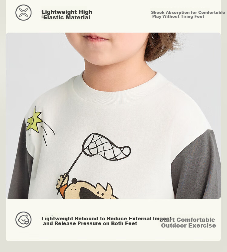 BALABALA BalaOne Children's Clothing, Baby Long-Sleeve T-Shirt Undershirt, Boys And Girls Autumn Wear, 2025208325100213 3
