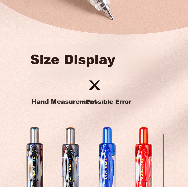 Dongmi Gel Pen, Red Ink, CS Tip, Retractable, for Exam Practice, Teacher's Marking, Large Capacity, Super Writing, High School Exam, Quick-Drying, 0.5mm, Dongmi Transparent Barrel, 3 Pcs, DM-993 13