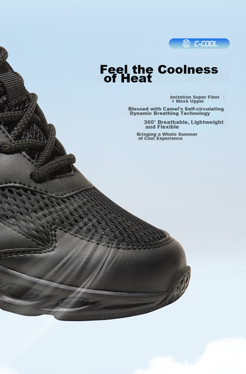 CAMEL Sports Shoes, New Summer Men's Shoes, Breathable Mesh, Non-Slip Shock-Absorbing, Casual Sneakers for Fathers And Elderly 6