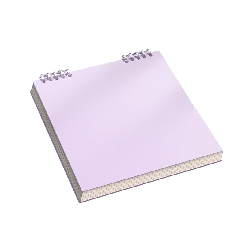 Ichimaru Ka Square Grid Loose-Leaf Notebook Study Notebook for Middle and High School Students Detachable 360-Degree Rotatable Student Error Correction Journal 660-Wine Red