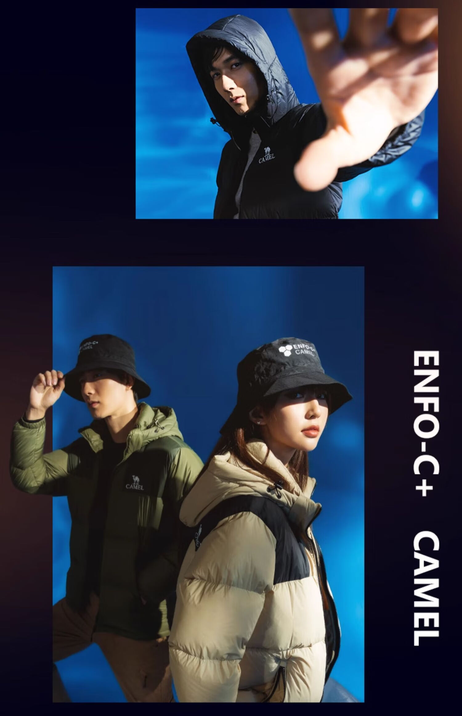 CAMEL [Little Sun - Graphene] Autumn Winter Outdoor Thickened Warm Unisex Down Jacket Puffer Coat 3
