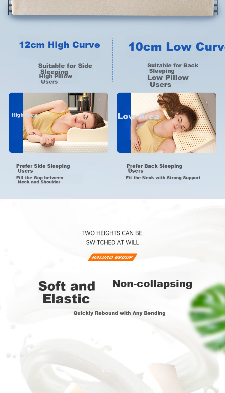 Baopo Group, Imported Natural Latex Pillow from Thailand, Suitable for Student Dormitories And Teenagers, Rubber Pillow 7