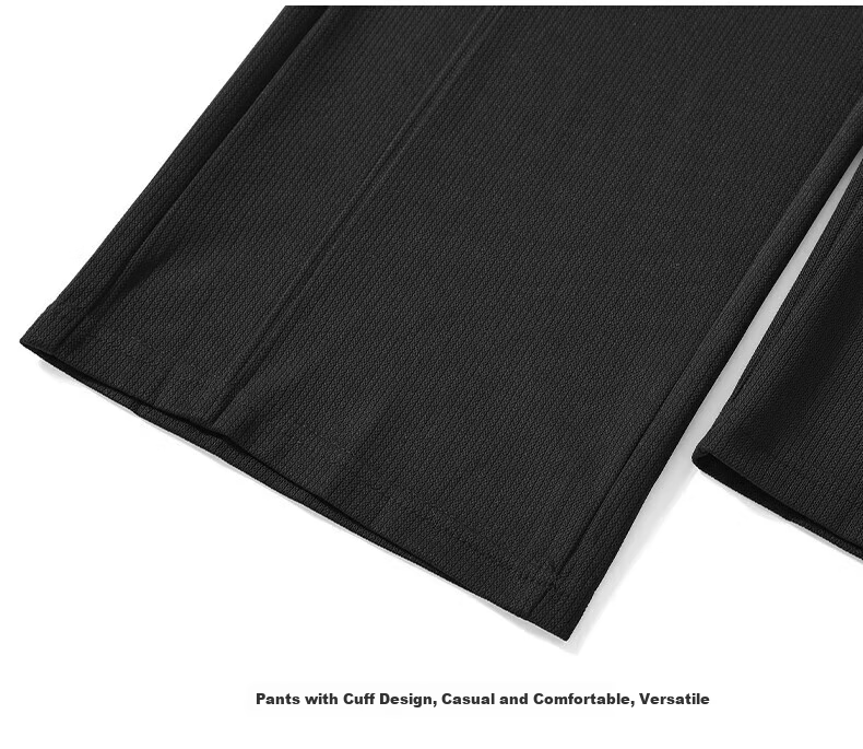 Huili Casual Pants for Men, Loose Drawstring Trousers, Spring And Autumn Wide-Leg Pants, Versatile Straight-Leg Pants, Athletic Long Pants 19
