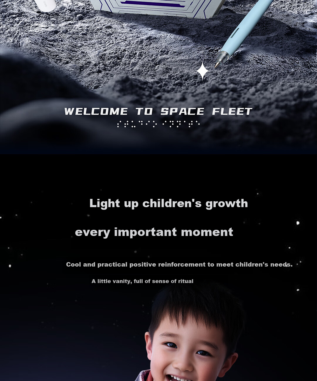 Dianshi Pen-Making [Graduation Gift], Space Capsule Fleet Stationery Gift Box, Gel Pens, Student Exam Set, High-Quality Birthday Gift, Stationery Set [Premium Version], 36-Piece Set 3