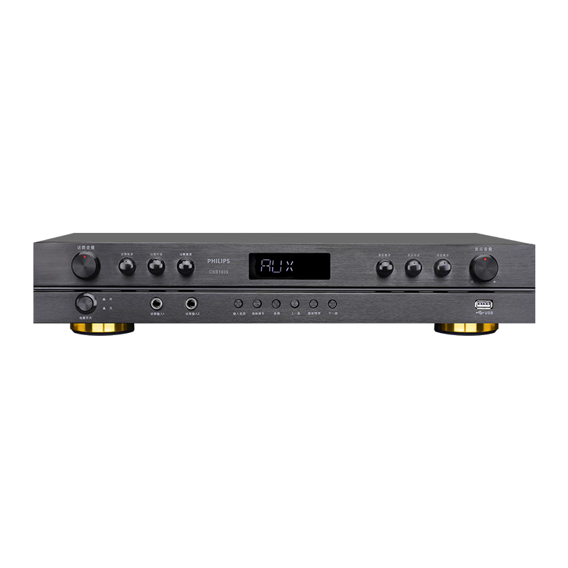 PHILIPS CSS1939 Home Bluetooth Amplifier Wireless Microphone Dual Channel Professional AV Deep Bass HiFi Home Theater KTV Speaker Amplifier