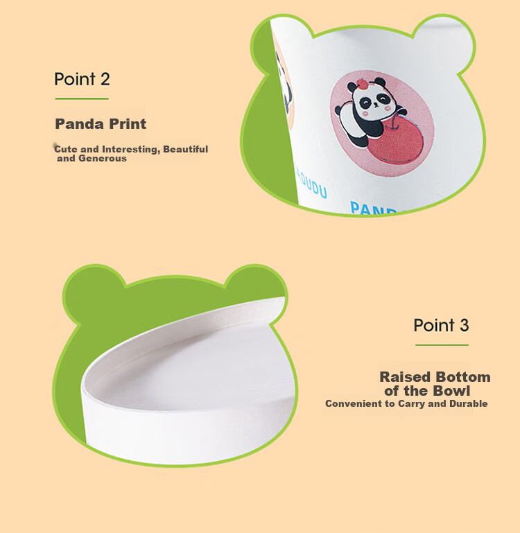 MARYYA Disposable Bowls, Food-Grade, 360ml*60 Pieces, Heat-Resistant, Takeaway, Outdoor Picnic, Round Paper Lunch Boxes 11