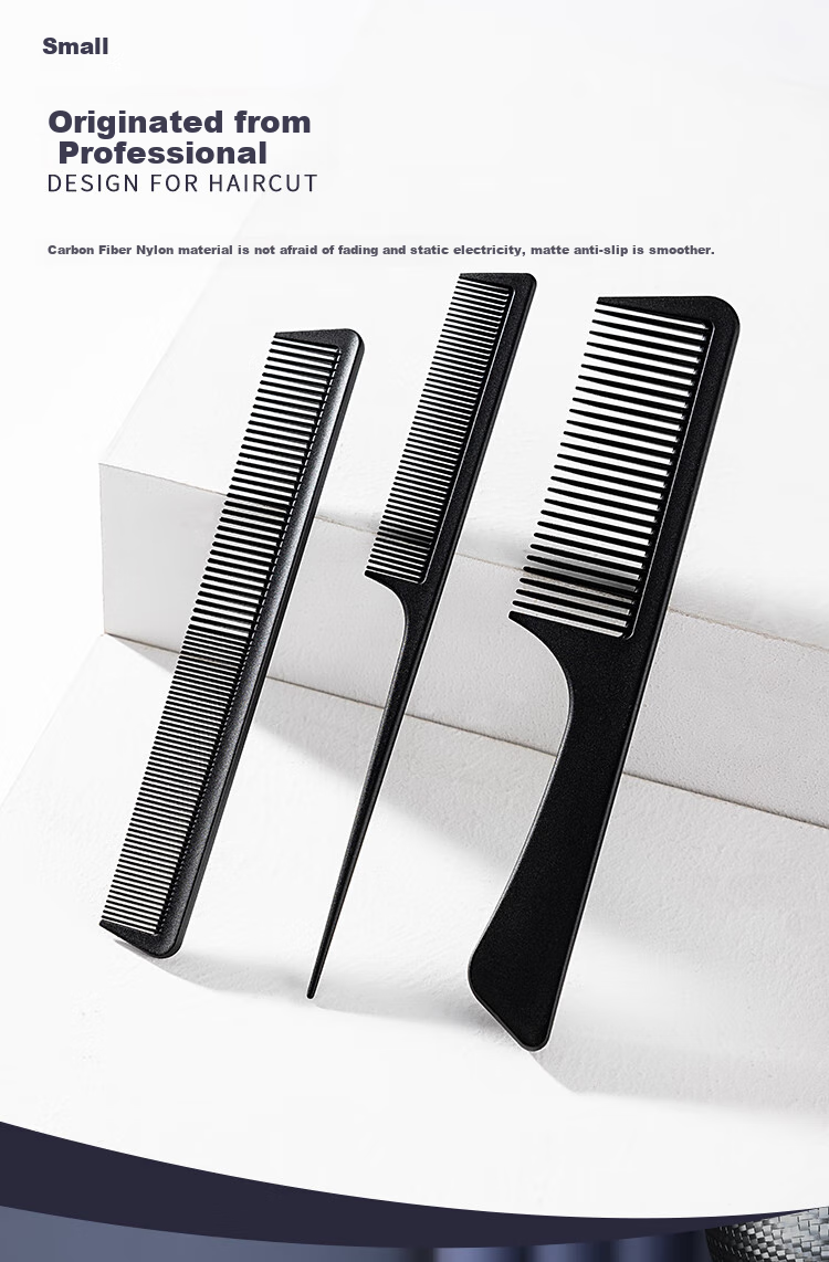 Ziyunshuxiang Large Straight Hair Comb, Carbon Fiber Nylon Anti-Static, Hair Styling Comb for Women And Men, N-1 2