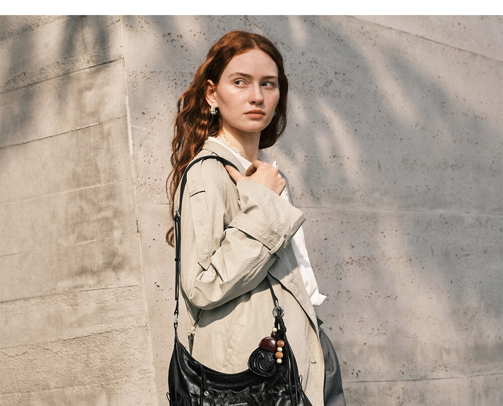Cnoles Huaying Women's Large Capacity Cowhide Crossbody Tote Small Luxury Hobo Bag Birthday Gift 21