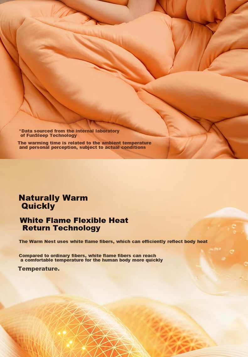 8H Heat-Retaining Antibacterial Class A White Flame Fiber Lazy Quilt Core, Spring And Autumn Comforter 4.1 Jin, 200*230cm, Blue 4