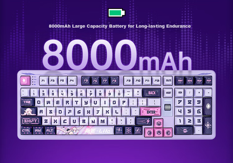 Colorful Xingchi 87 Magnetic Axis Keyboard Yinji IP Esports Custom Mechanical Wired Hot-Swappable Aluminum Keyboard Magnetic Standard Edition Phantom Night Black Biluo Star Axis 12