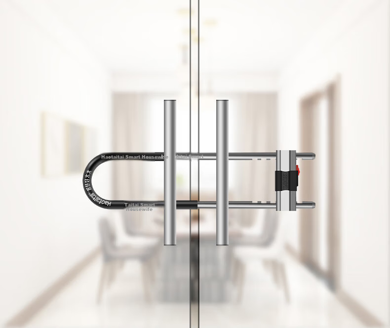 Chugong U-Shaped Lock Double Glass Door Lock C-Grade Lock Cylinder Anti-Shear Anti-Theft Lock Motorcycle Electric Scooter Lock 420 6