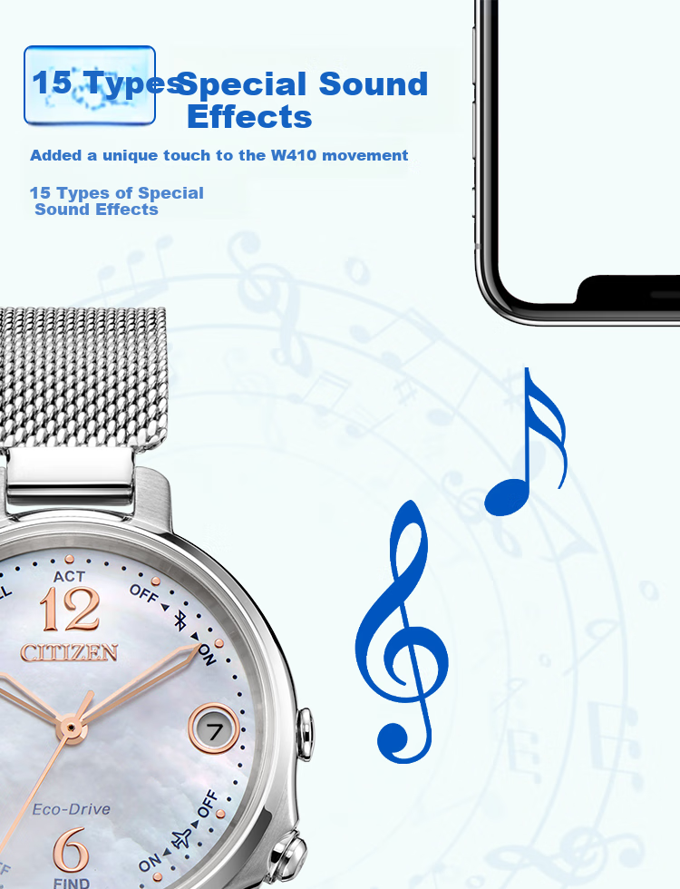 CITIZEN Watch for Women, Japanese And Korean Style, Eco-Drive, Date Display Dial, Steel Strap, Fashionable Gift for Girlfriend, EE4031-82D 5