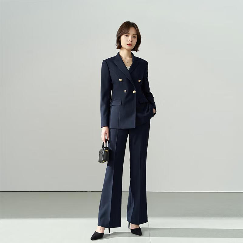Miss Bird Women's Professional Suit Set Petite Business Interview Formal High-End Blazer Jacket