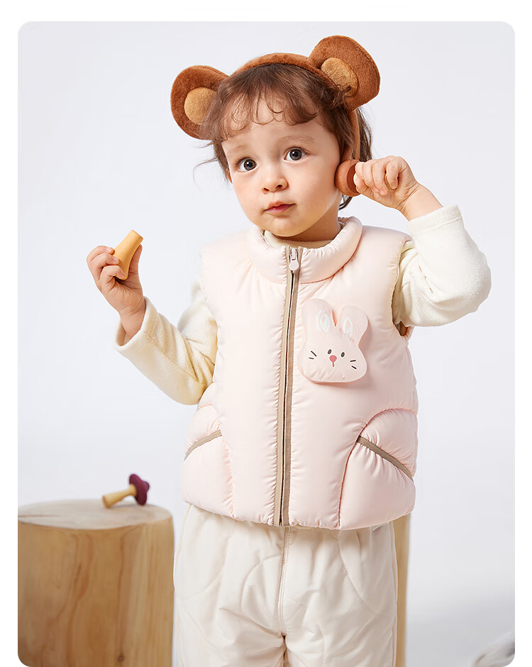 BALABALA Children's down Vest, Girls And Boys Outerwear, New Autumn And Winter Clothing, Baby Warm down Jacket 21