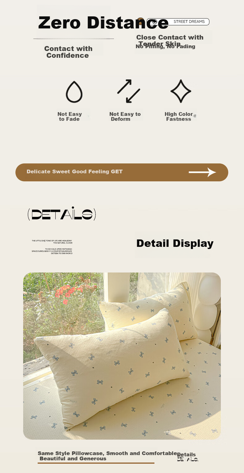 Hodo Class A Double-Layer Fitted Sheet Three-Piece Set for Home Use, Single Bed Cover, Fully Enclosed Bed Cover, Protective Cover, 1.5*2 Meters, Blue 12