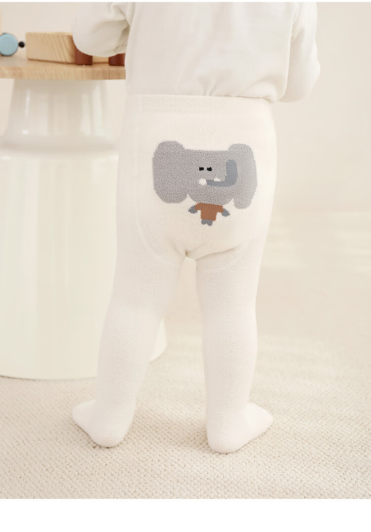 LangSha Baby Fleece Lined Tights Autumn Winter Thickened Toddler Girls Warm Leggings 11