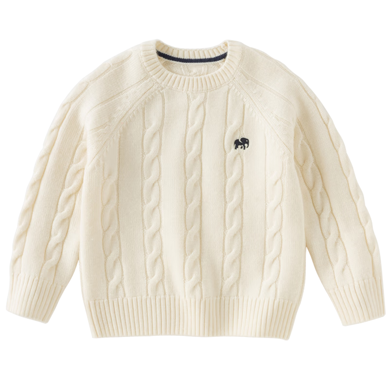 DAVE & BELLA Kids Pullover Sweater Autumn Winter Boys Casual Wool Knit Long Sleeve Top