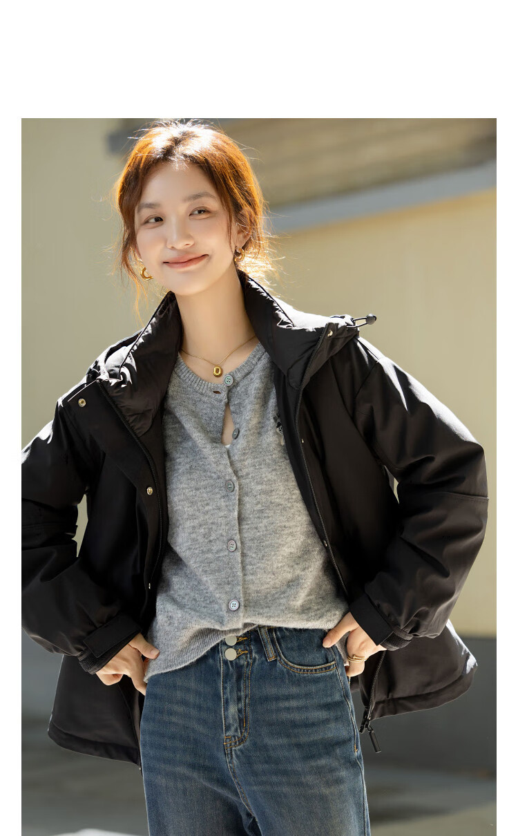Dme [Nordic Cotton Triple-Protection Technology] Winter 90% Duck Down Lightweight Outdoor Hooded Windproof Cuff down Jacket 2