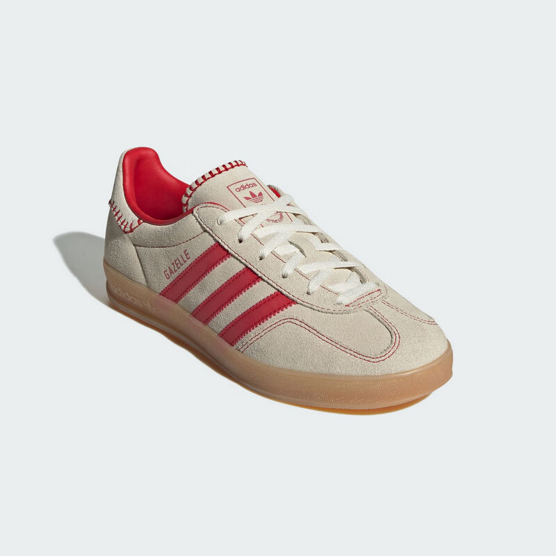 Adidas Trefoil Series, Women's GAZELLE INDOOR W Casual Shoes, JS1402, Beige, Size 39 3