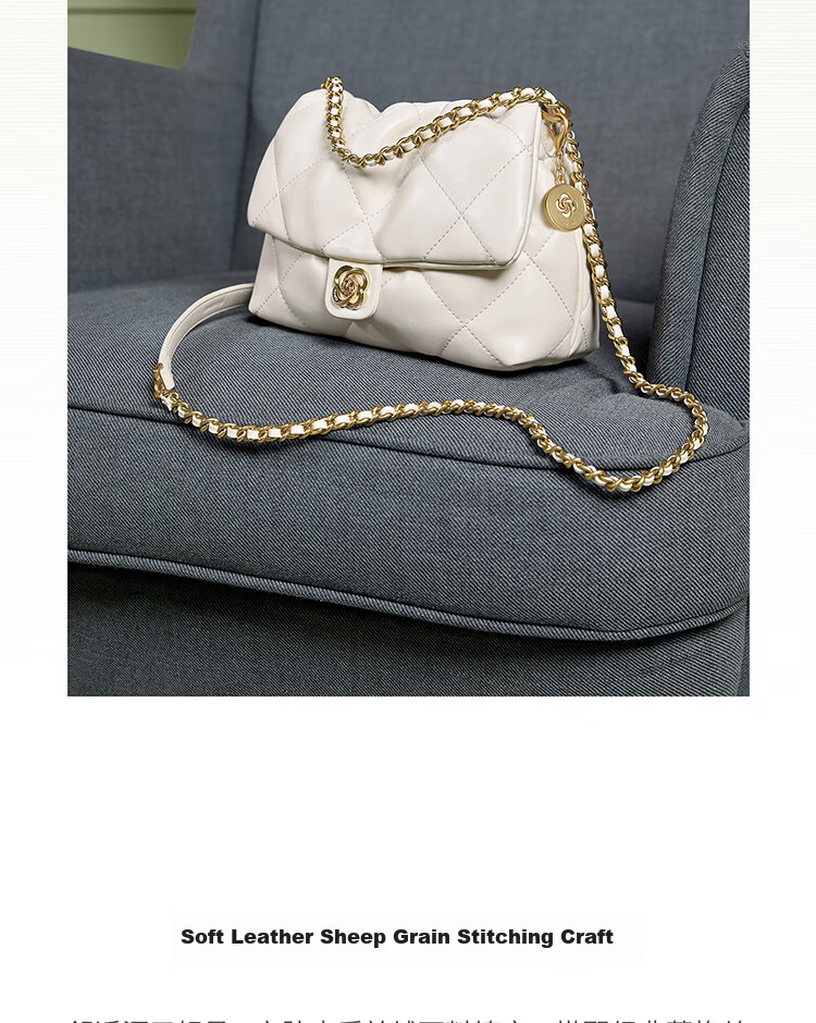 JUST STAR Celebrity-Style Handbag for Women, 2026 New Luxury Shoulder Crossbody Bag, Underarm Bag, Ladies' Purse, Birthday Gift 4
