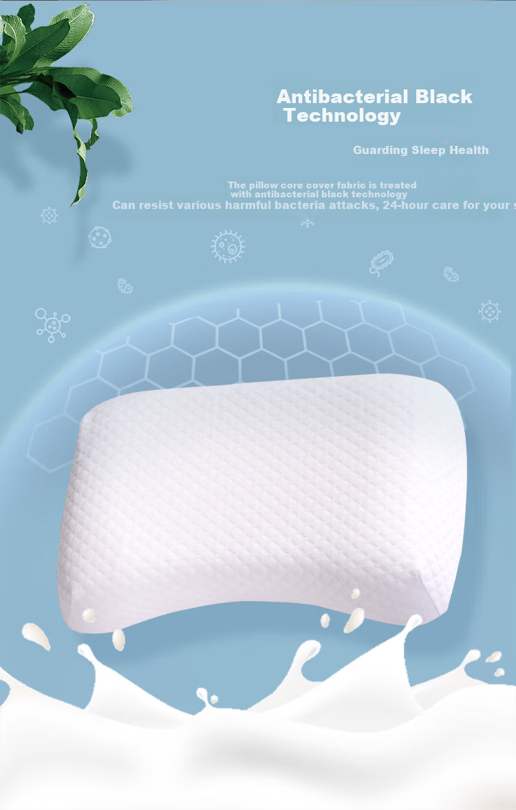 FUANNA 94% Latex Content, Imported Thai Core Latex Pillow for Adults, Cervical Spine Support Pillow, Gift, Single Piece, 58*39cm 3