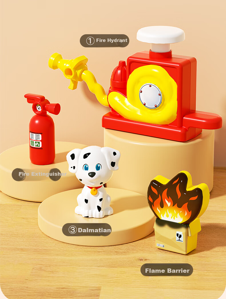 VTech Children's Toy Track Car, Smart City Fire Station Fire Truck 1-2 Baby Boys Girls Birthday Gift 15