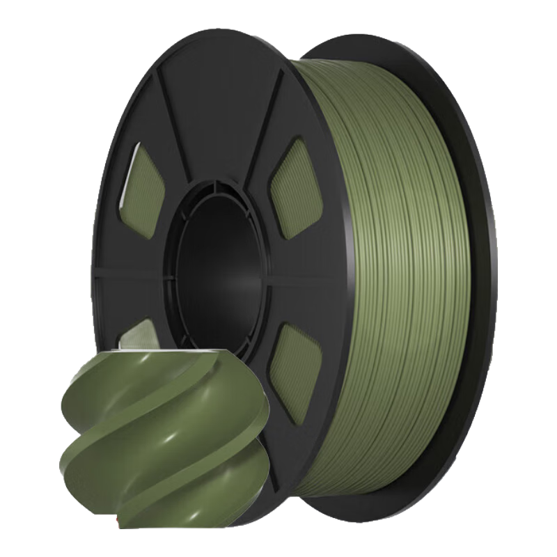 CMYKSUPPLIES 3D Printer Filament PLA 1.75mm Compatible with Tuozhu Chuangxiang, Creality, Anycubic, FLSUN, JGAURORA, DIY Printers, Mini Drawing Pen, Army Green 1kg