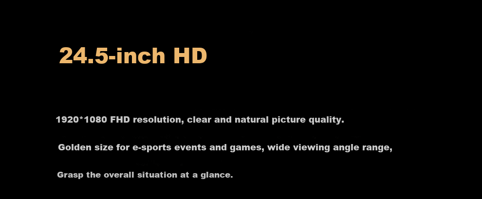 BeeKing Gaming 27-inch 100Hz Monitor 1K HD Large Screen Office Computer Display HDMI Home Entertainment Gaming Screen Design Secondary Screen VGA Extended Screen 75Hz 17