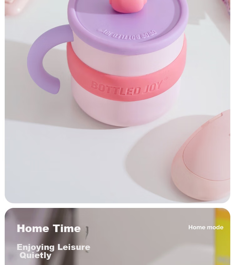 Dundun Bottled Joy Mug with Lid, Office Water Cup, 316 Stainless Steel Cup, Wang Yibo Insulated Coffee Mug 5