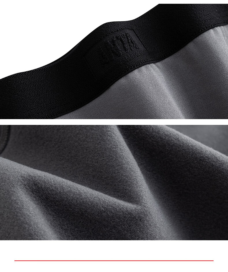 ANTA Warm Core Men's Anti-Static Fleece Lined Thermal Underwear Set Crew Neck Top and Bottom Base Layer 28