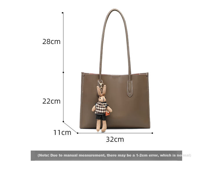 Aiqinghai Leather Handbag, Women's Tote Bag with Handle, Large Capacity Shoulder Bag, Niche Birthday And Mother's Day Gift, Practical Present for Mom 8