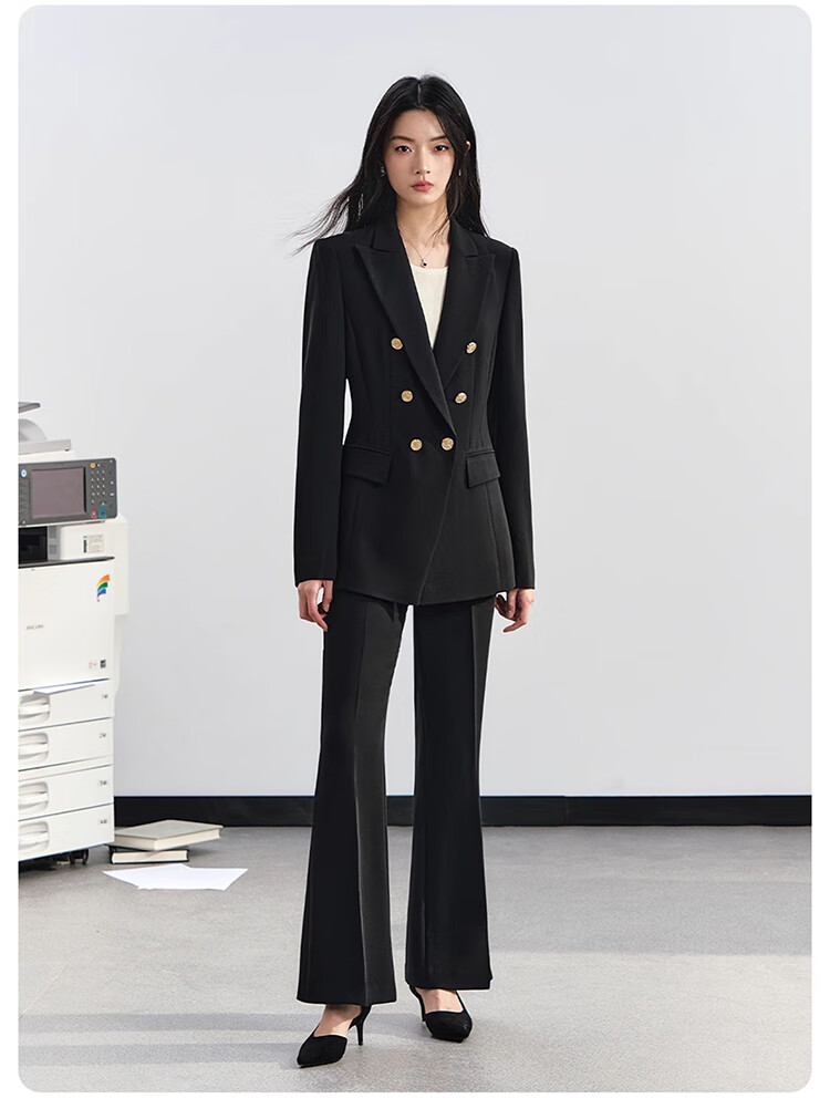 Miss Bird Premium Commuter Suit Set Women's Professional Formal Small Size Workplace Interview Elegant Blazer 16